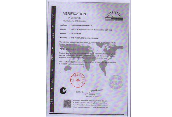 Australian CES certification