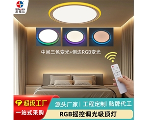 无线摇控RGB调光吸顶灯